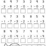 1st Grade Math Worksheets Subtraction Worksheets Free Download