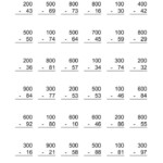 2nd Grade Math Worksheets Subtraction To 20 Subtraction Worksheets