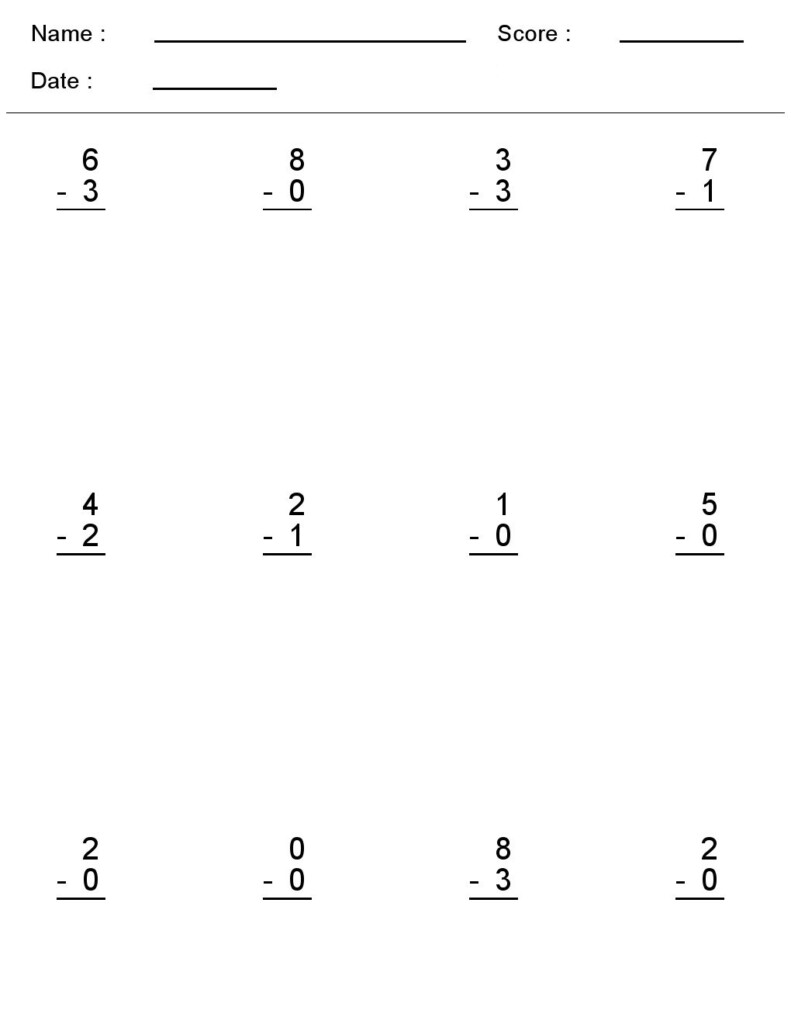 30 Subtracting Across Zeros Worksheet Education Template