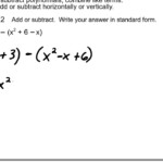 6 1 Adding And Subtracting Polynomials YouTube