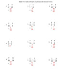 Add And Subtract Fractions Worksheet With Answers Worksheets Free