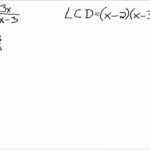 Add And Subtract Rational Expressions With Different Denominators Part