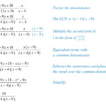 Add And Subtract Rational Expressions Worksheet Answers Worksheets