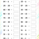 Adding And Subtracting Decimals Worksheet 7th Grade Printable