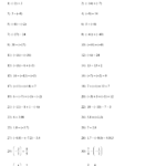 Adding And Subtracting Directed Numbers Worksheet Worksheets Free