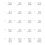 Adding And Subtracting Dollars With Amounts Up To 10 A Money