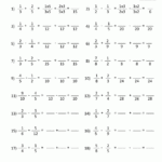 Adding And Subtracting Fractions Word Problems Worksheets 5th Grade