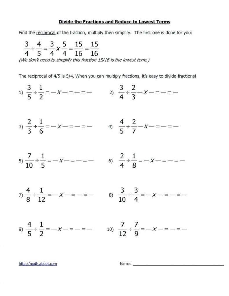 Adding And Subtracting Negative Fractions Worksheet Fraction 