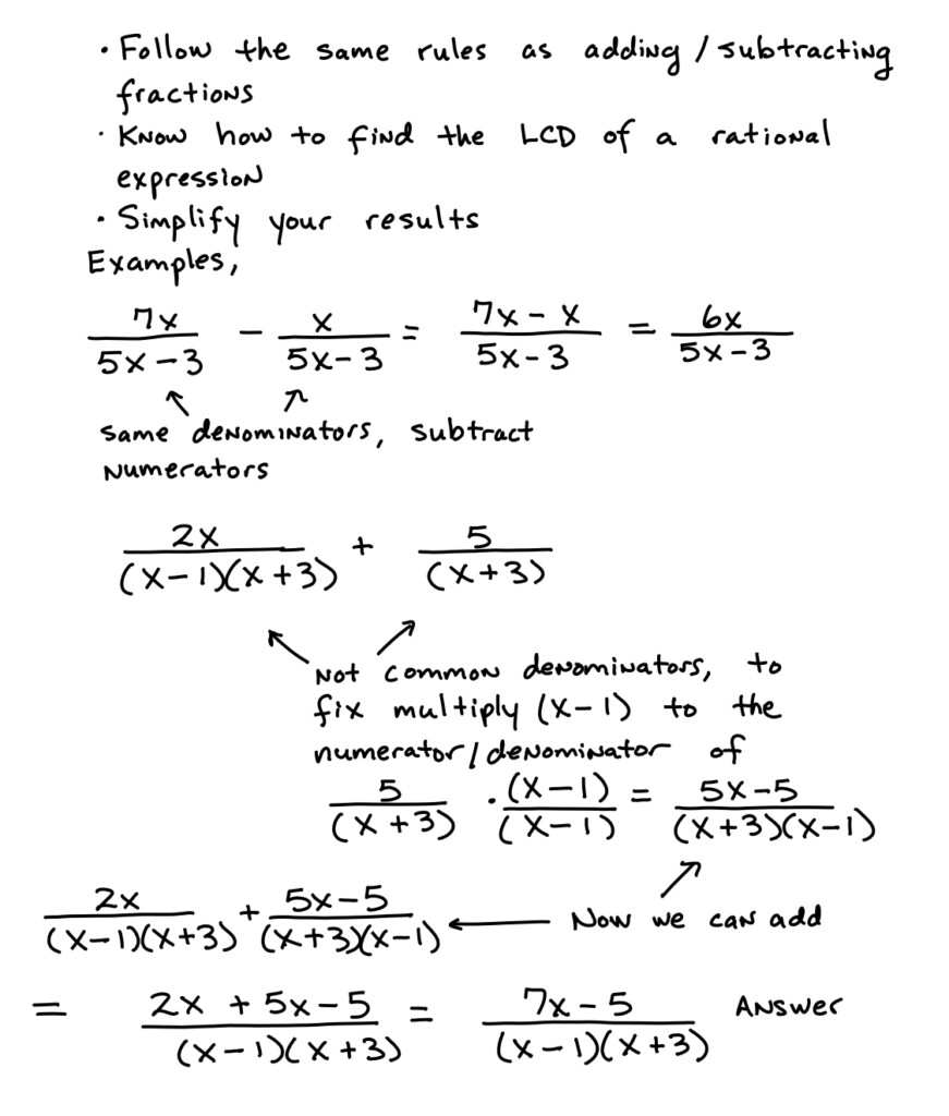 Adding And Subtracting Radical Expressions With Variables Worksheet 