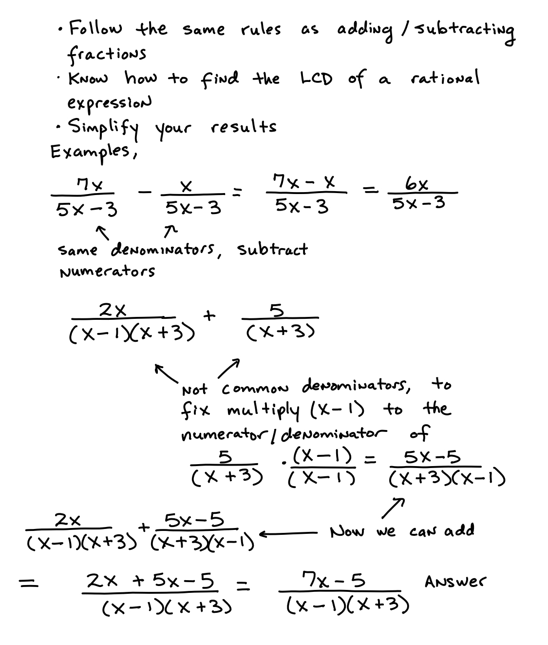 Adding And Subtracting Radical Expressions With Variables Worksheet 