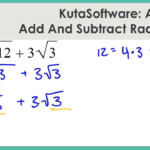 Adding And Subtracting Radical Expressions Worksheet Worksheets Free