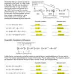 Adding And Subtracting Scientific Notation Worksheet Doc Thekidsworksheet