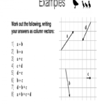 Adding Vectors Worksheet PDF Math Worksheets Printable