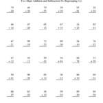 Addition And Subtraction Worksheets Learning Printable