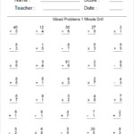 Addition And Subtraction Worksheets Template Business