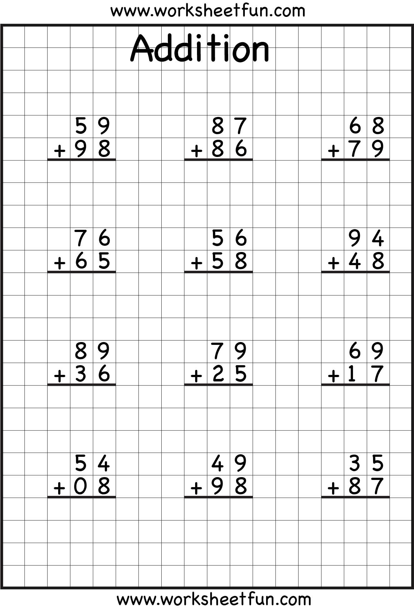 Addition Regrouping 2nd Grade Math Worksheets Math Subtraction Free 