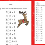 Christmas Addition And Subtraction Worksheet Activity Sheet