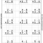 Decimal Addition Regrouping 5 Worksheets Decimals Addition