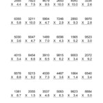 Fair Division And Multiplication Worksheets For 6th Grade For