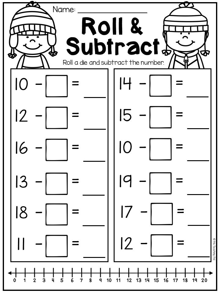 First Grade Addition And Subtraction Worksheets Distance Learning 