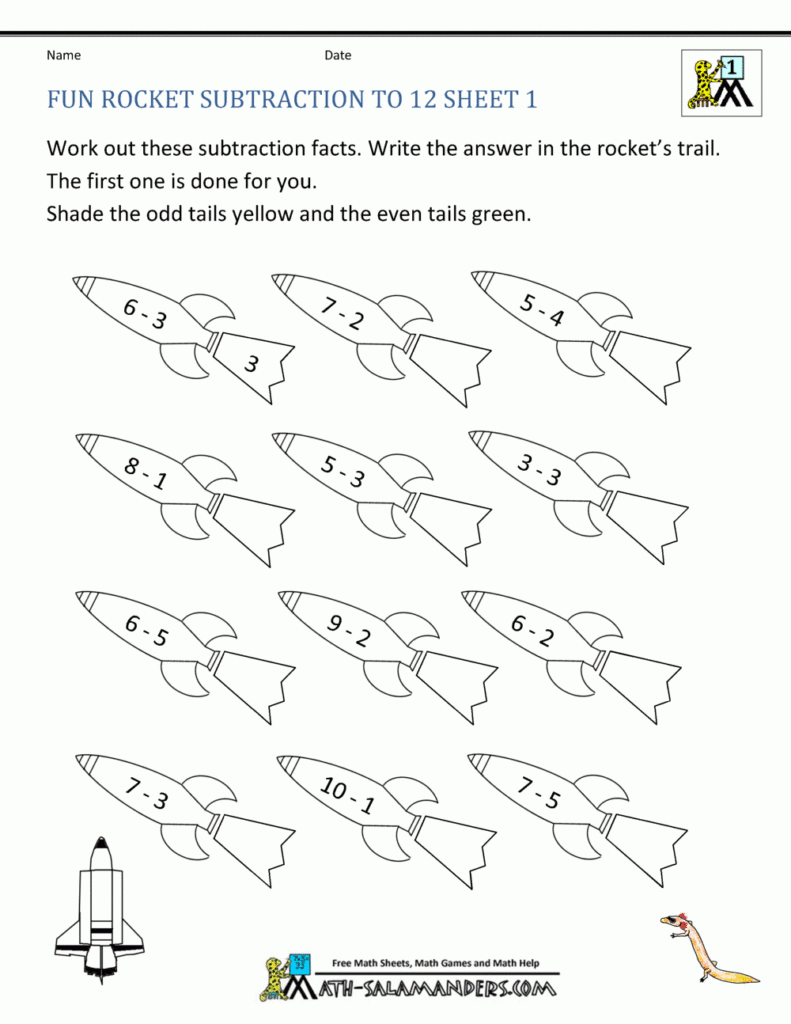 First Grade Math Activities