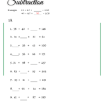 Grade 6 Worksheets Addition And Subtraction