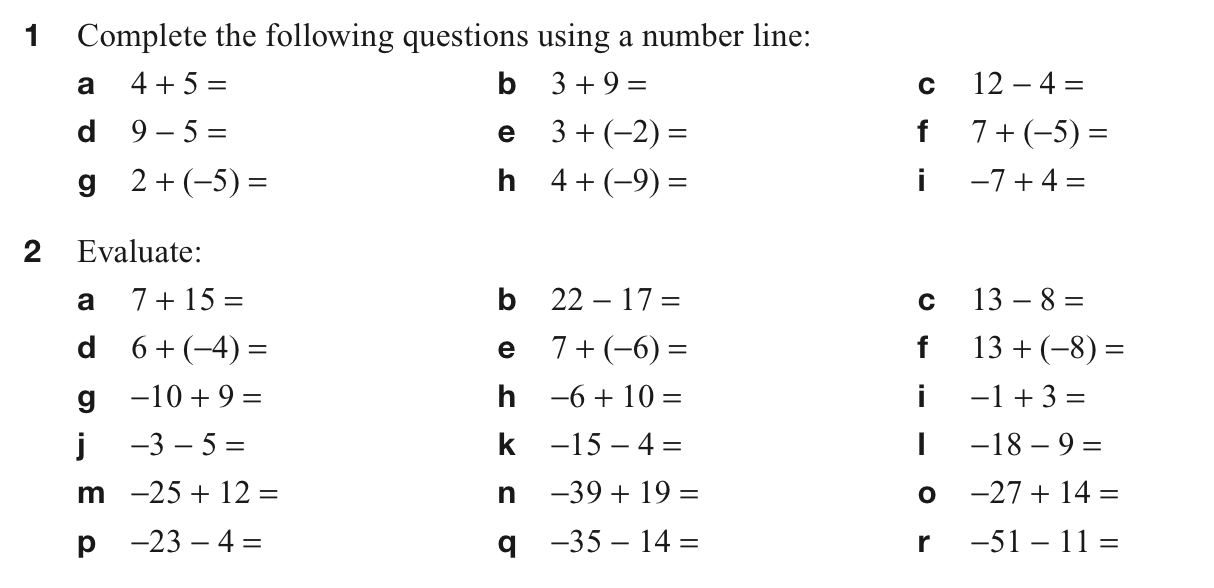 Integers