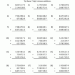 Printable Addition Worksheets 5th Grade Subtraction Worksheets