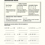 Property Of Addition And Subtraction Worksheets Worksheet Hero