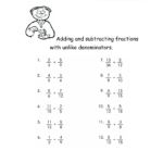 Sabra Fotografia Subtracting Fractions Adding And Subtracting