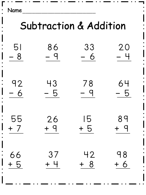 Subtraction Regrouping Worksheet School