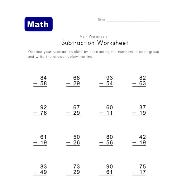 Subtraction With Borrowing Worksheet 3 All Kids Network