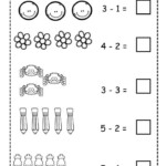 Subtraction Worksheets For Kids Basic Picture Subtraction Worksheet