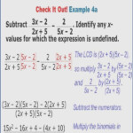 10 Adding And Subtracting Rational Expressions Worksheet ESL