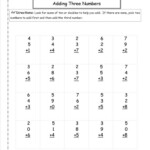 1st Grade Math Facts Subtraction By 3s Printable Worksheet 2020