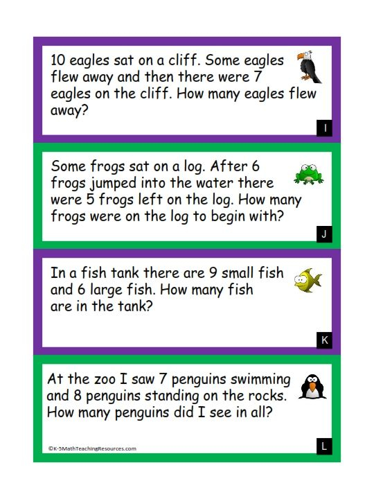 1st Grade Number Math Word Problems Subtraction Word Problems 1st 