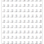 2 Digit Subtraction Drills Regrouping Borrowing Worksheets