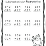 25 3 Digit Subtraction With Regrouping Worksheets 2nd Grade Account