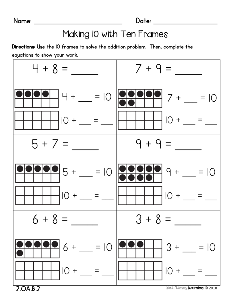 2nd Grade Addition And Subtraction Fluency No Prep Practice 