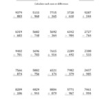 4 Digit Plus Minus 3 Digit Addition And Subtraction With SOME