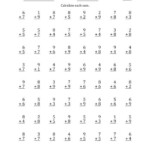 64 Single Digit Addition Questions All With Regrouping A