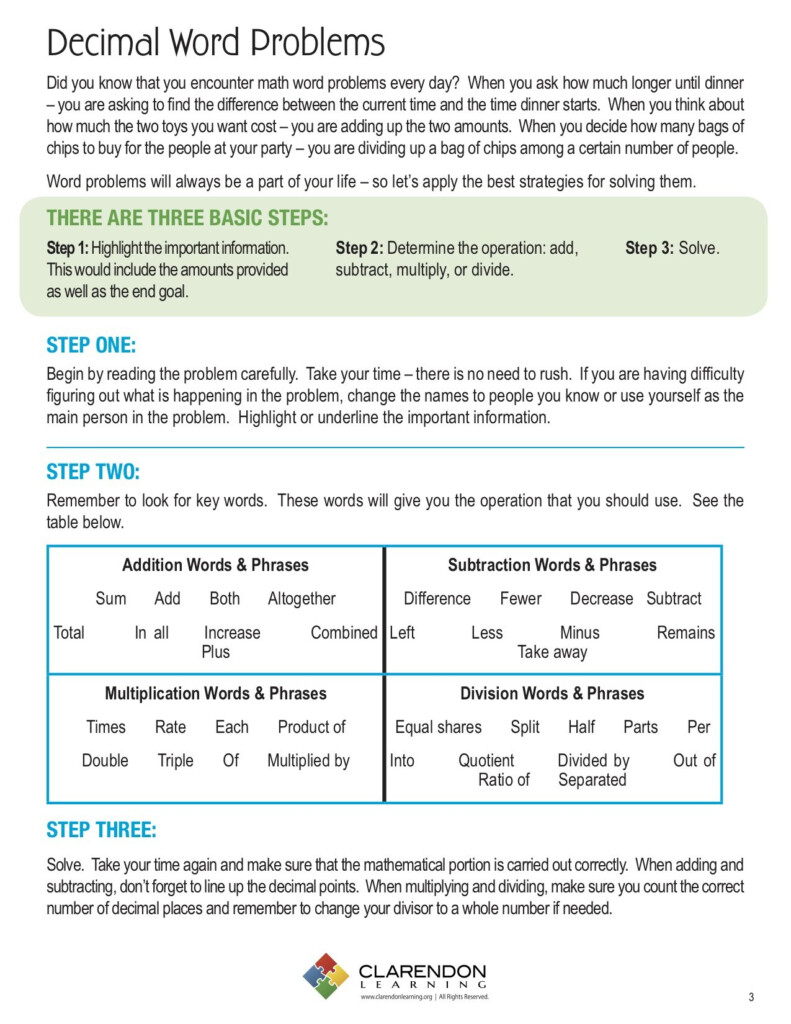 Adding And Subtracting Decimals Word Problems Worksheets 5th Grade 