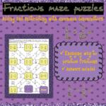 Adding And Subtracting Fractions Uncommon Denominators Mazes