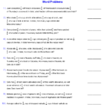 Adding And Subtracting Fractions Word Problems Worksheets 6th Grade