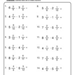 Adding And Subtracting Fractions Worksheets Search Results Calendar