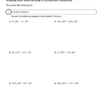 Adding And Subtracting In Scientific Notation Mathcation