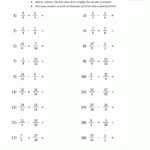 Adding And Subtracting Mixed Numbers Worksheet 7th Grade Worksheets