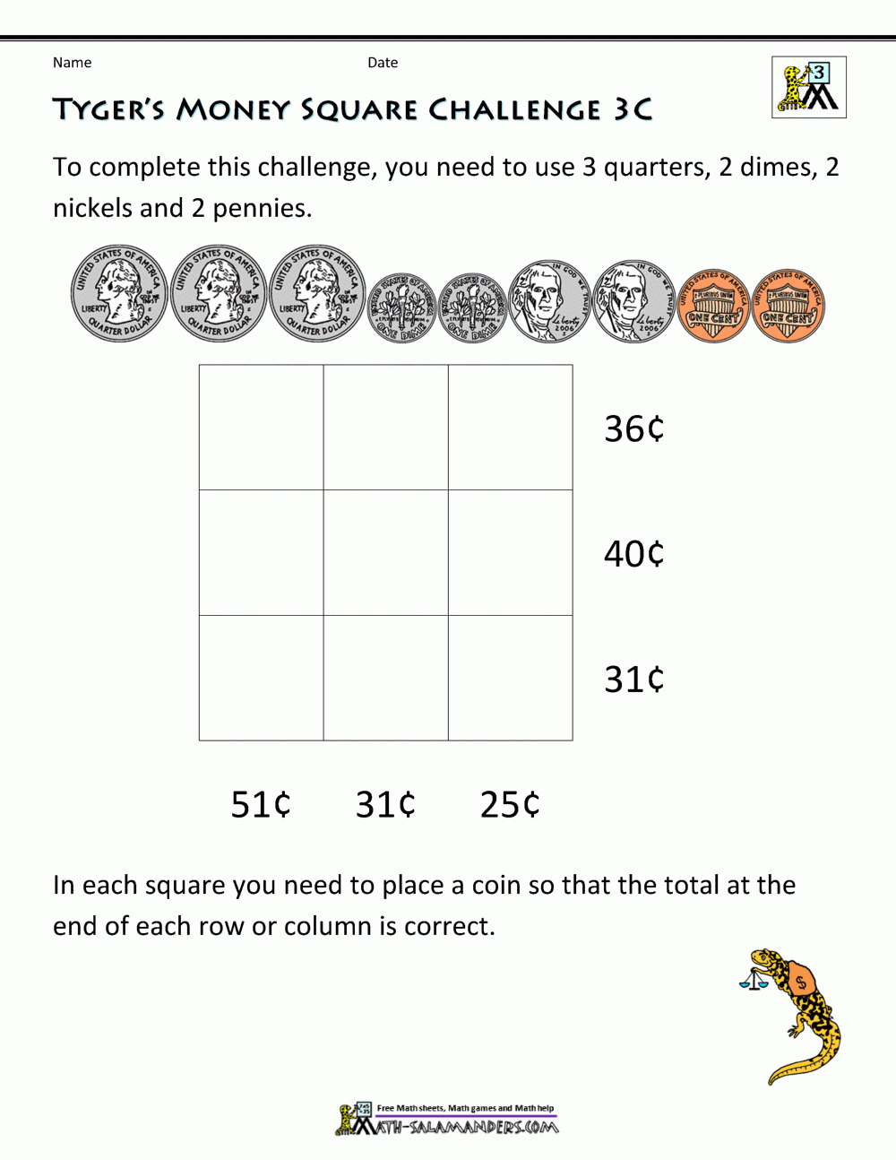 Adding And Subtracting Money Worksheets 3rd Grade Worksheets Free 