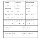 Adding And Subtracting Monomials Worksheet