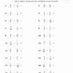 Adding And Subtracting Proper Fractions Worksheets Worksheets Free